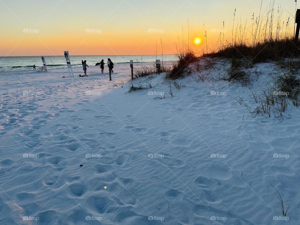 Enjoying the January sunsets on the Gulf of Mexico - If you are in a beautiful place where you can enjoy sunrise and sunset, then you are living like a king or queen.