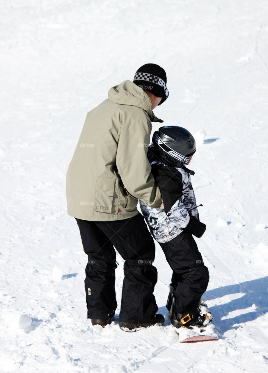 Learning to snowboard 