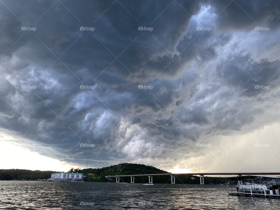 Lake storm