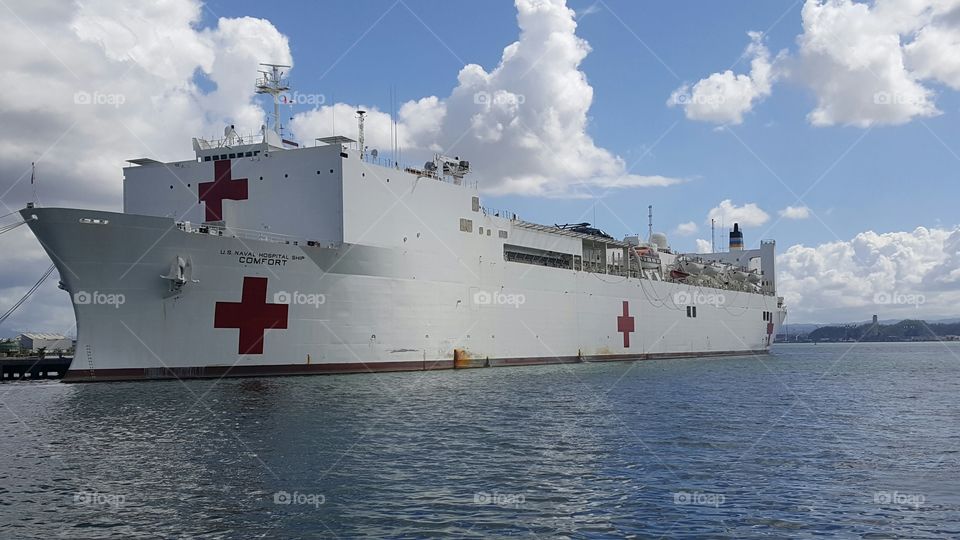 USNS Comfort San Juan Puerto Rico