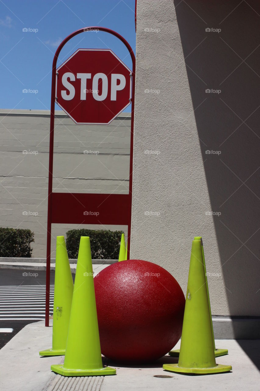 Bollards protecting bollards 
