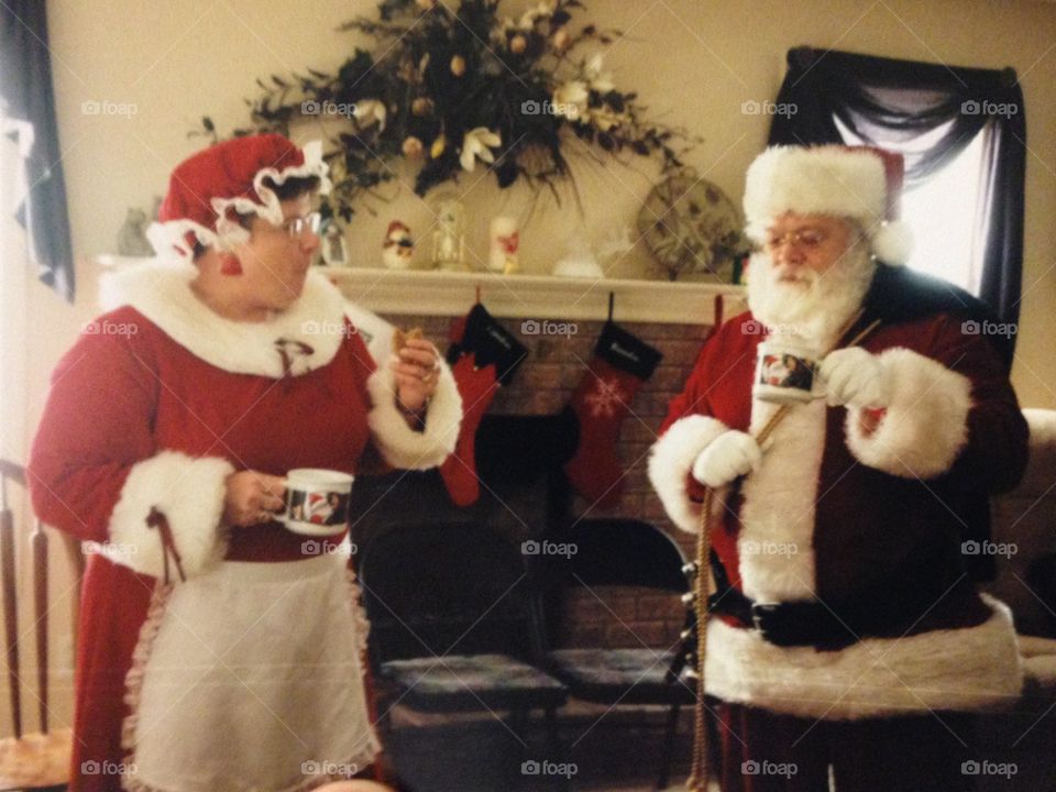 A visit from the Claus's