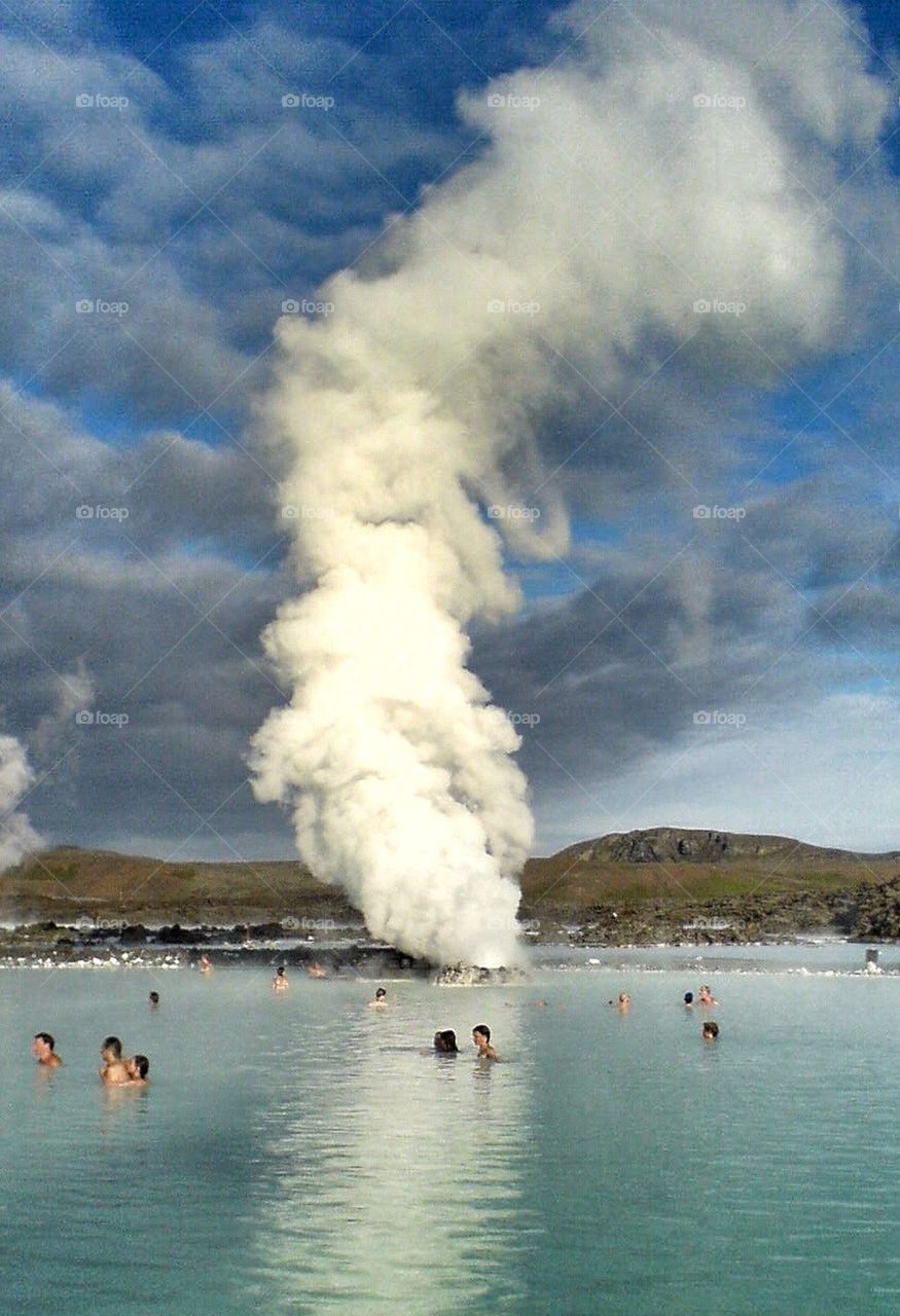 Blue lagoon steam