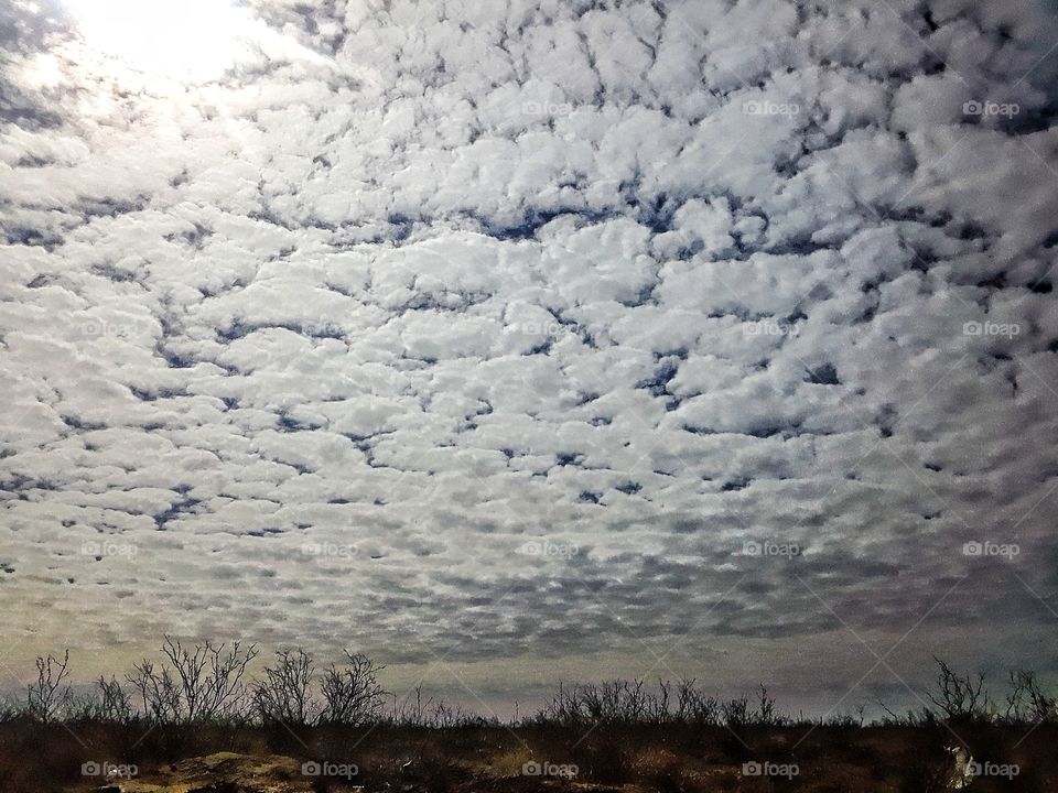 Beautiful West Texas sky in the morning