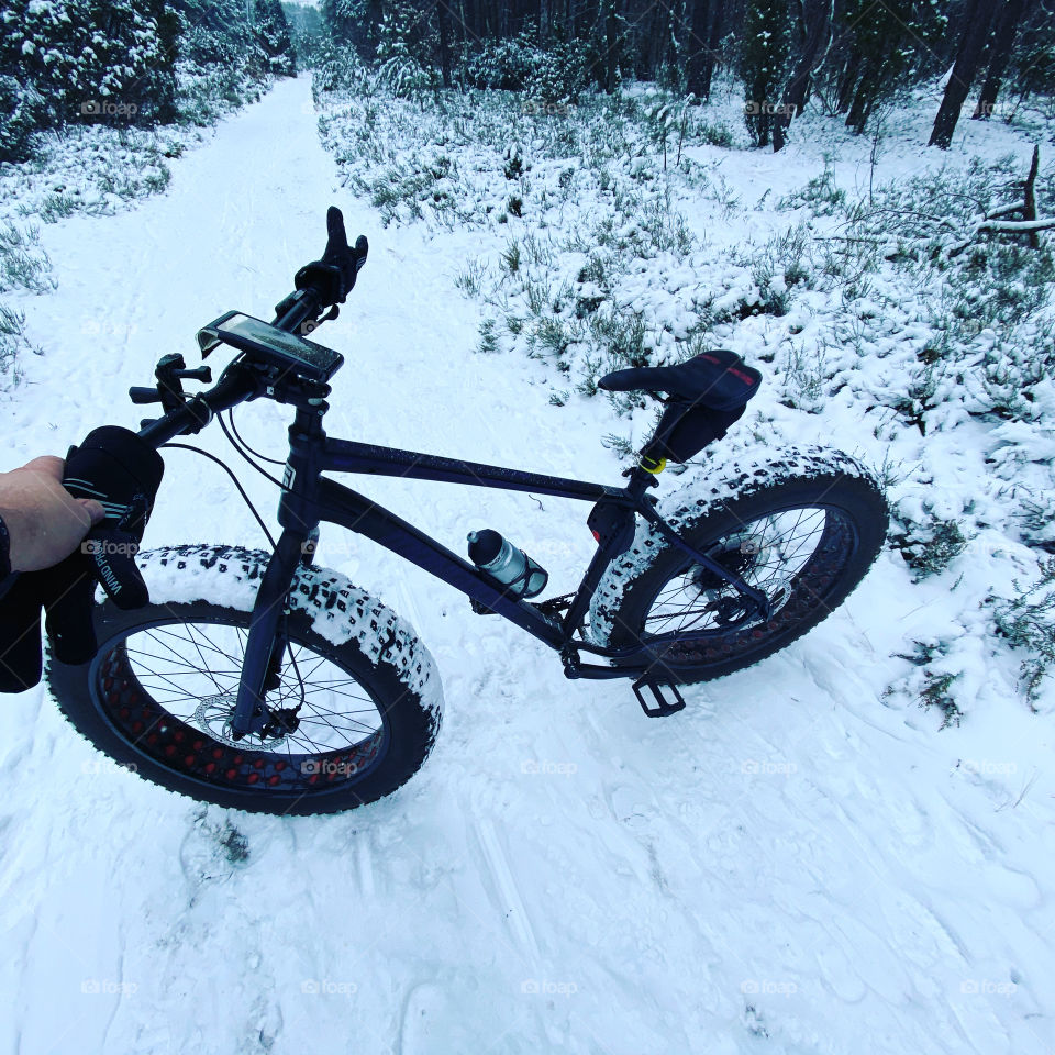 Fatbike on snow ❄️