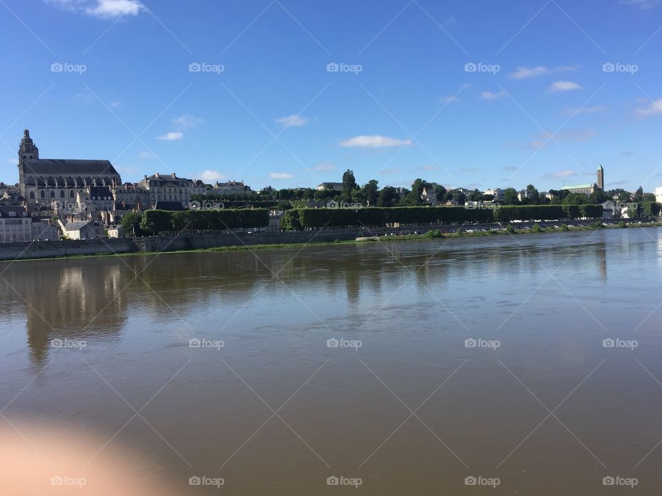 Nice view of blois city 