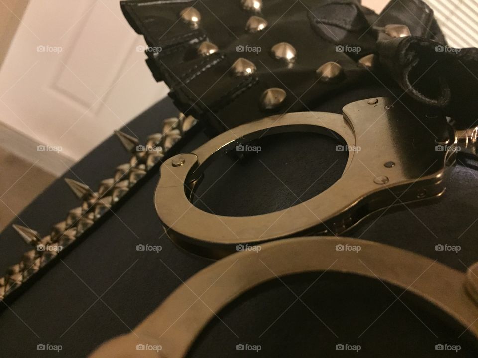 Handcuffs sexy bondage