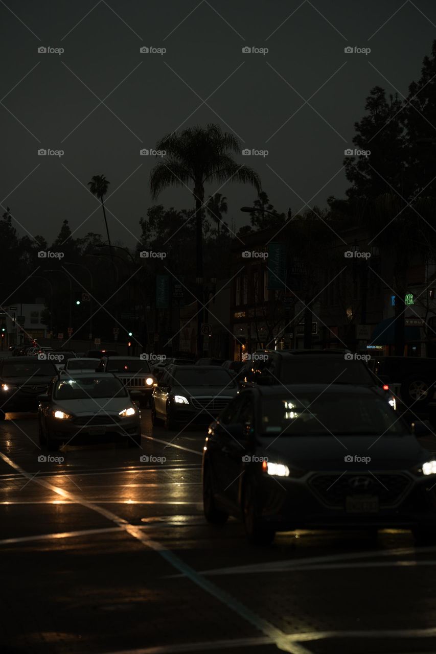 Traffic in Pasadena 