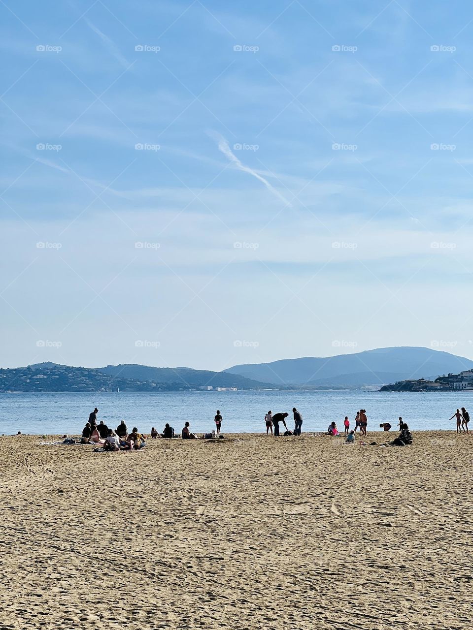 At the beach