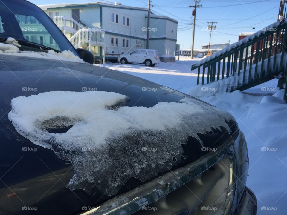 Winter, Snow, Car, Vehicle, Cold