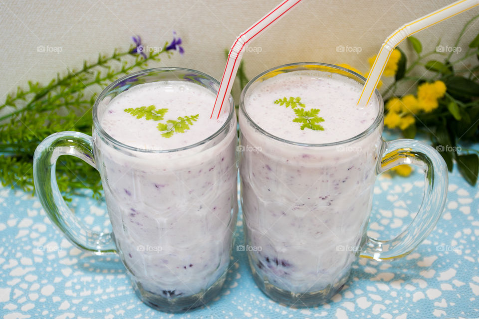 Blueberry smoothie 