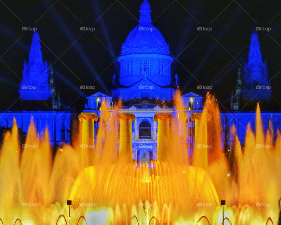 Fountains of Montjuïc in Barcelona