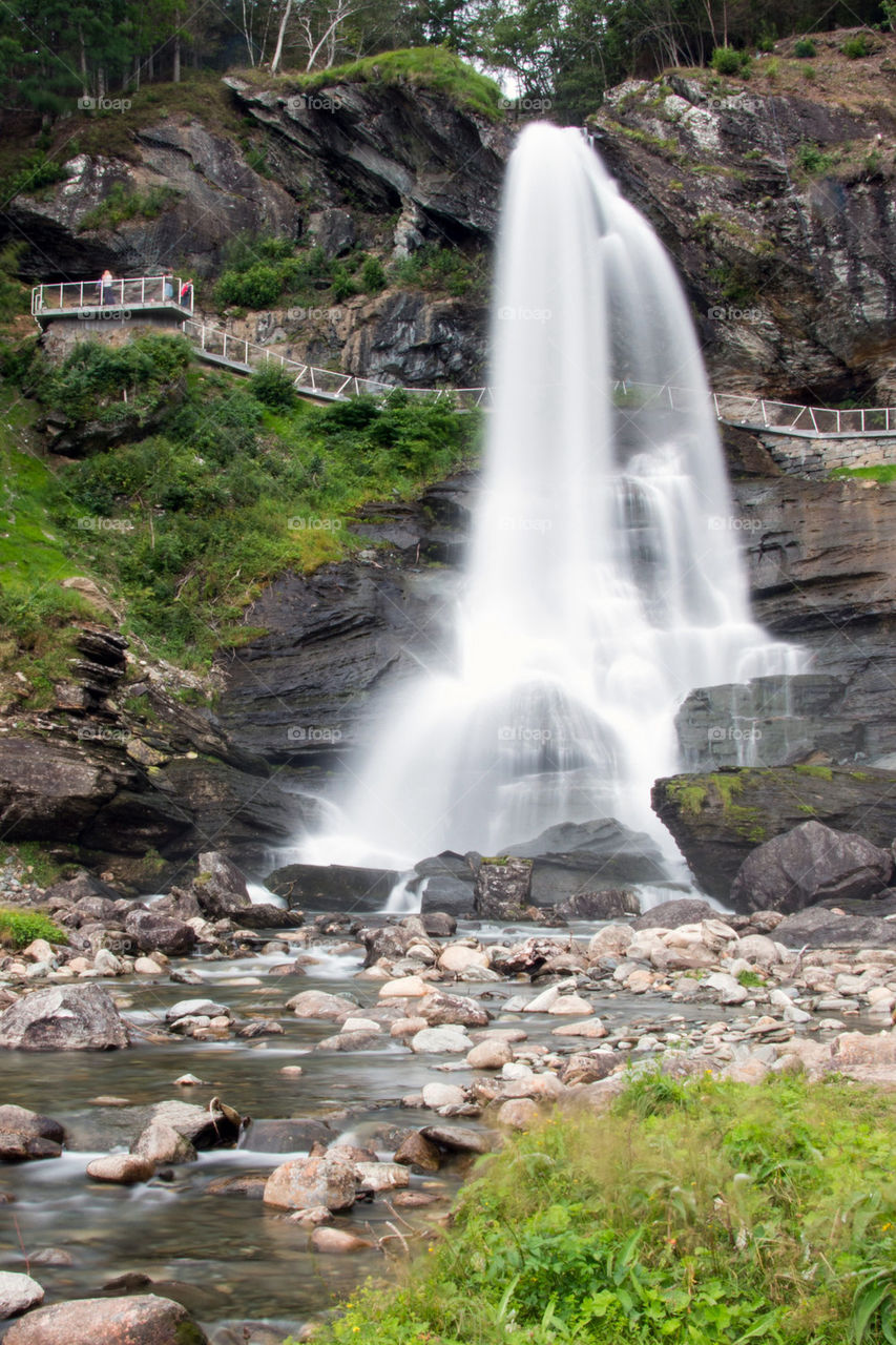 Steinsdalsfossen waterfall