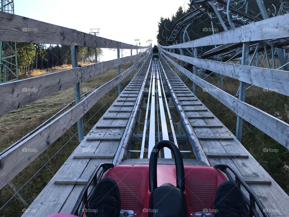 Summer toboggan run - Sommerrodelbahn 