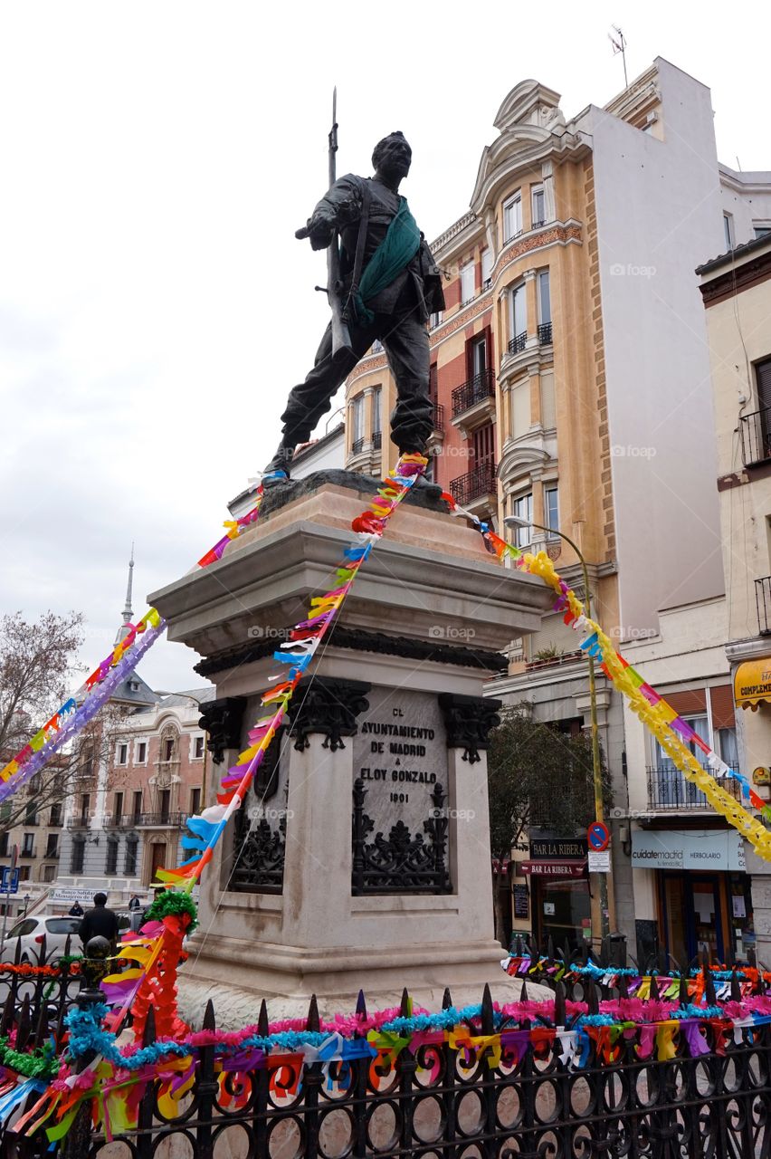 Statue of Eloy Gonzalo, Madrid 