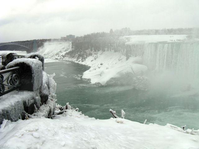 Niagara Falls in the winter