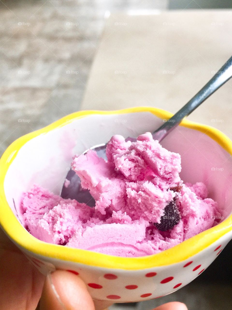 Cherries  ice cream 🍒 