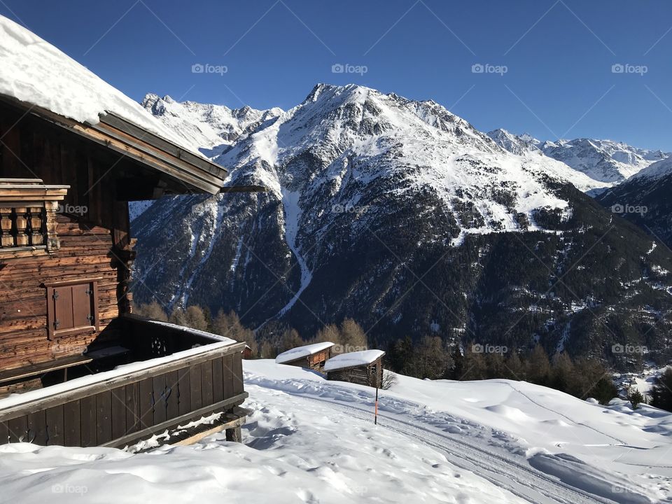 Winter holiday house in Austrian Alps