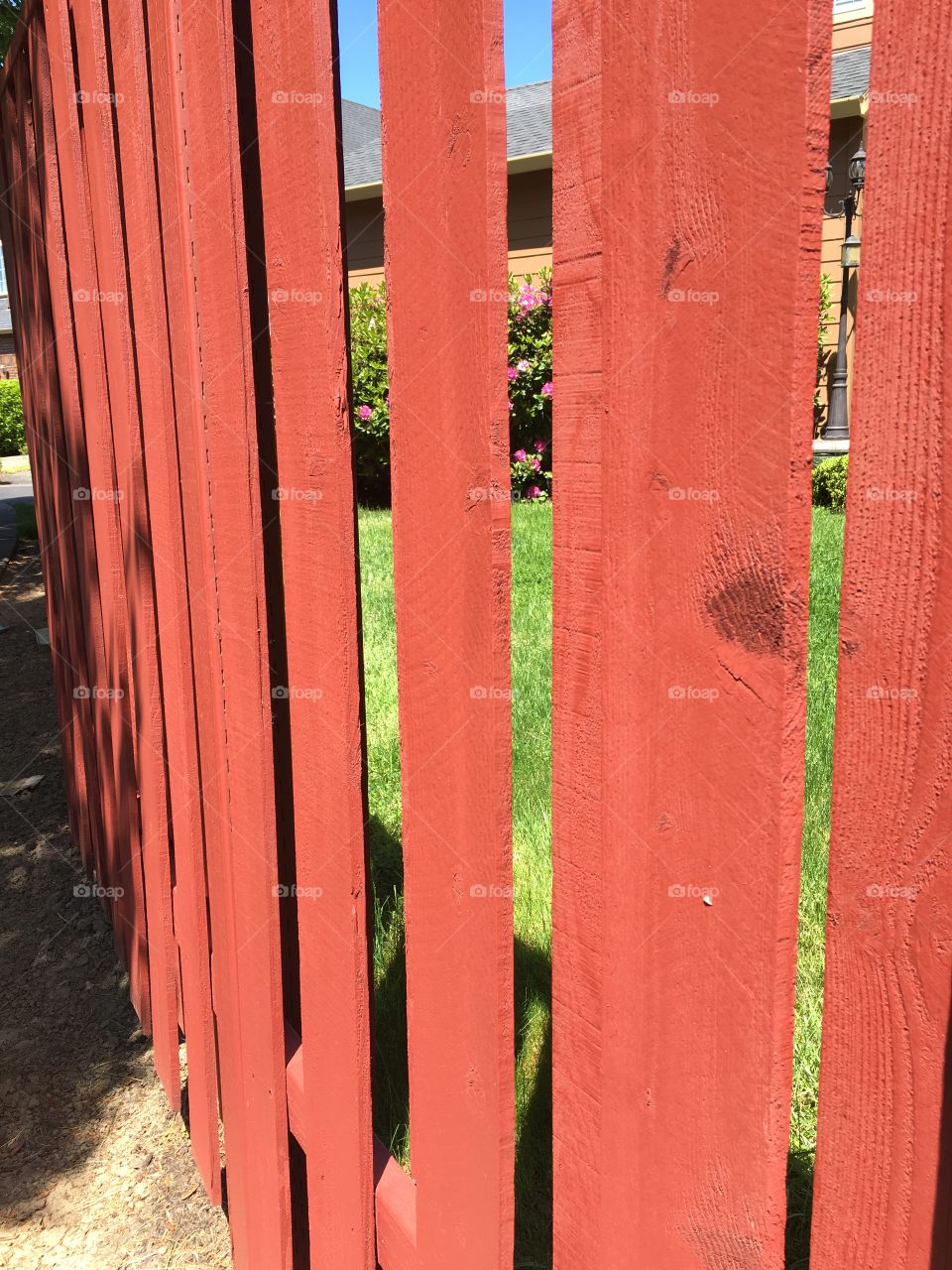 Red fence