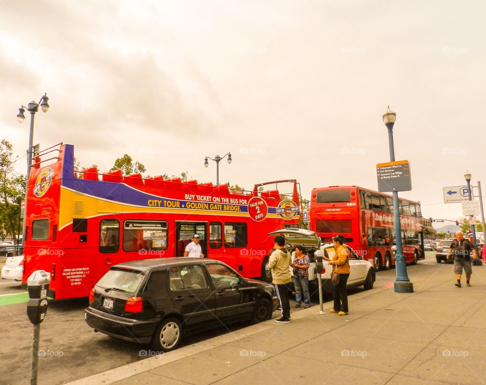 San Francisco tour buses 