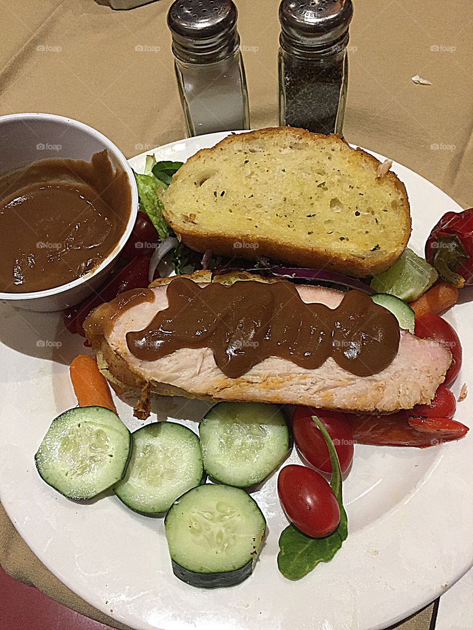 My favorite sandwich- Turkey and gravy