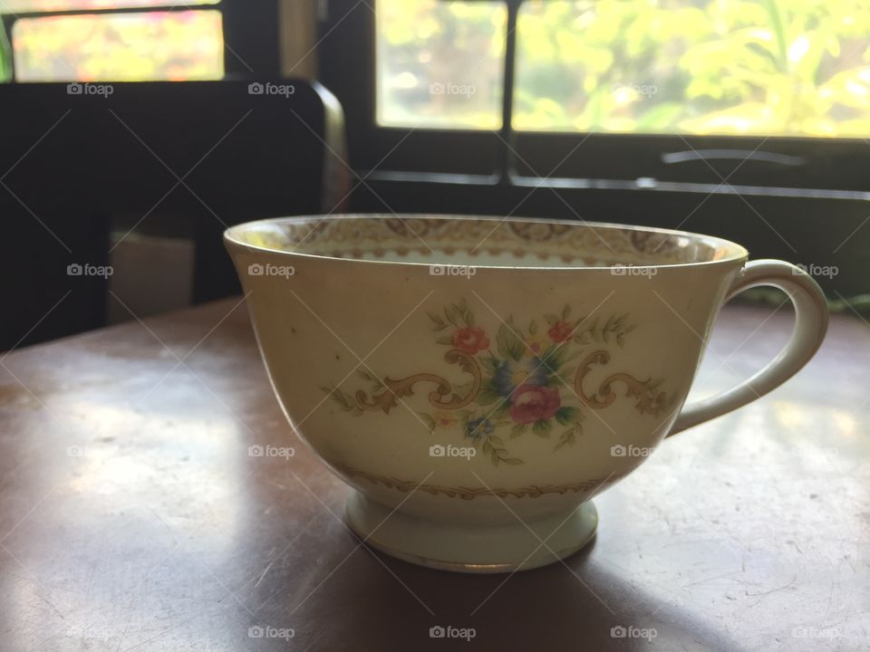Antique tea cup