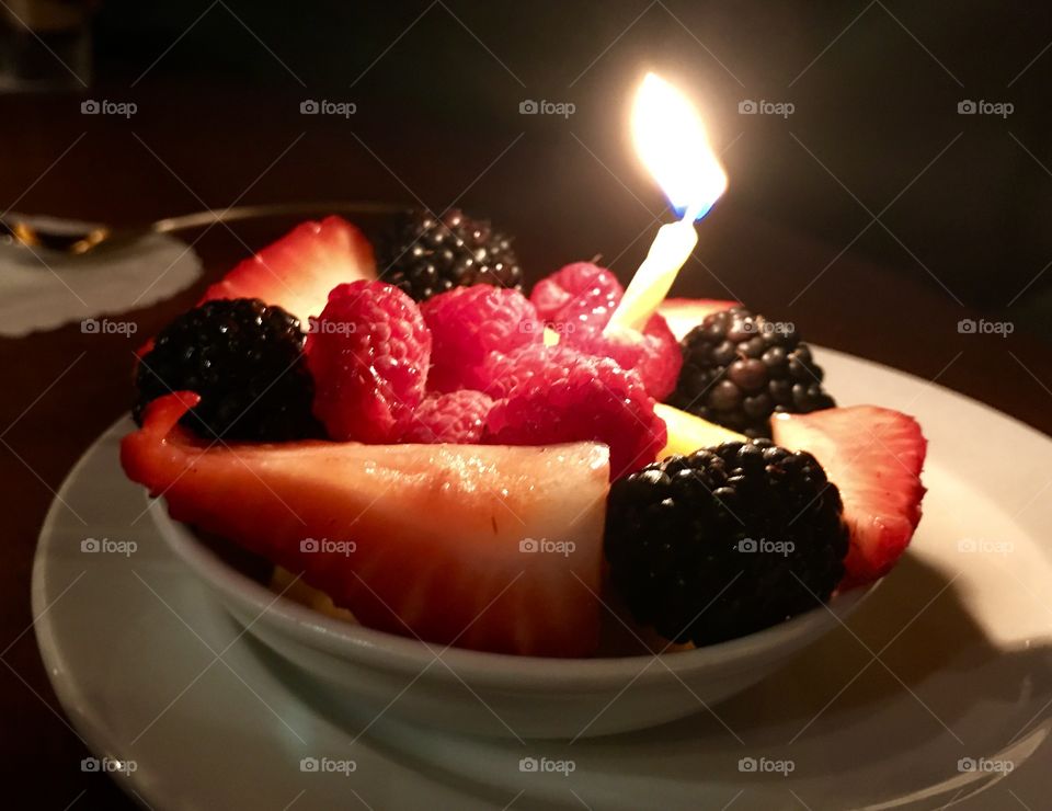 Birthday Fruit Cup