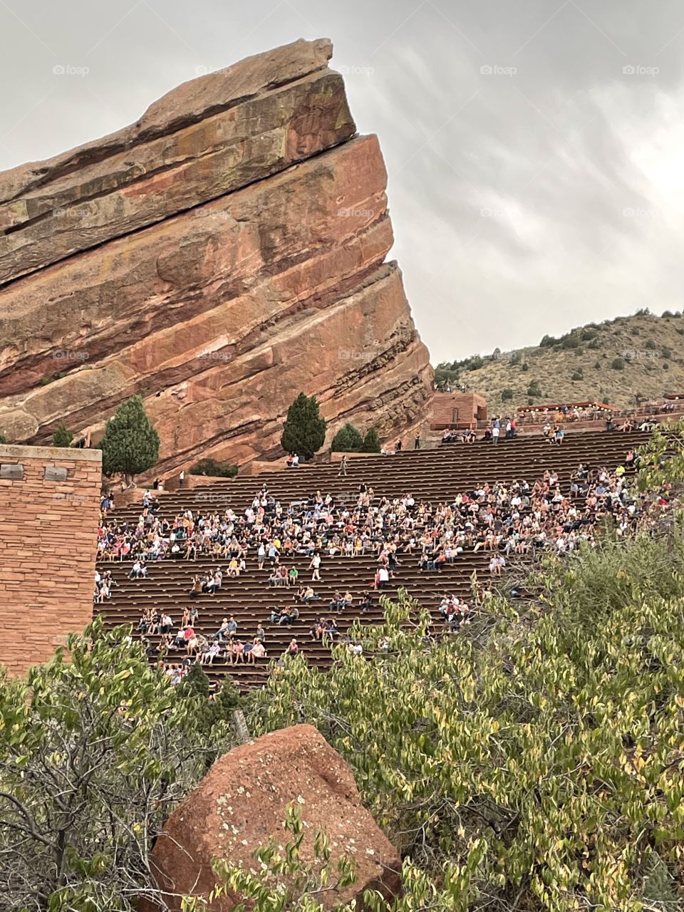 Looking Up at Red Rocks