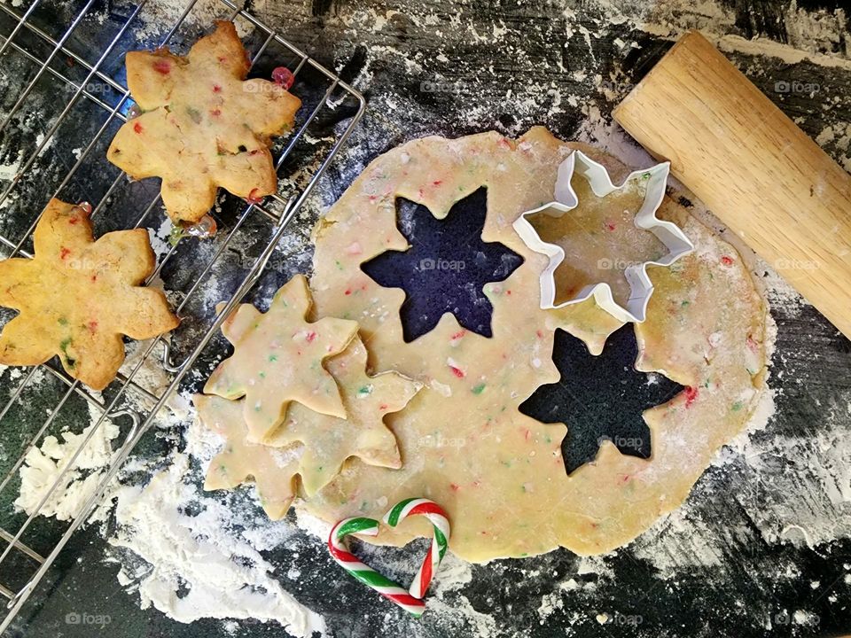 Baking Christmas cookies 🎄 🍪
