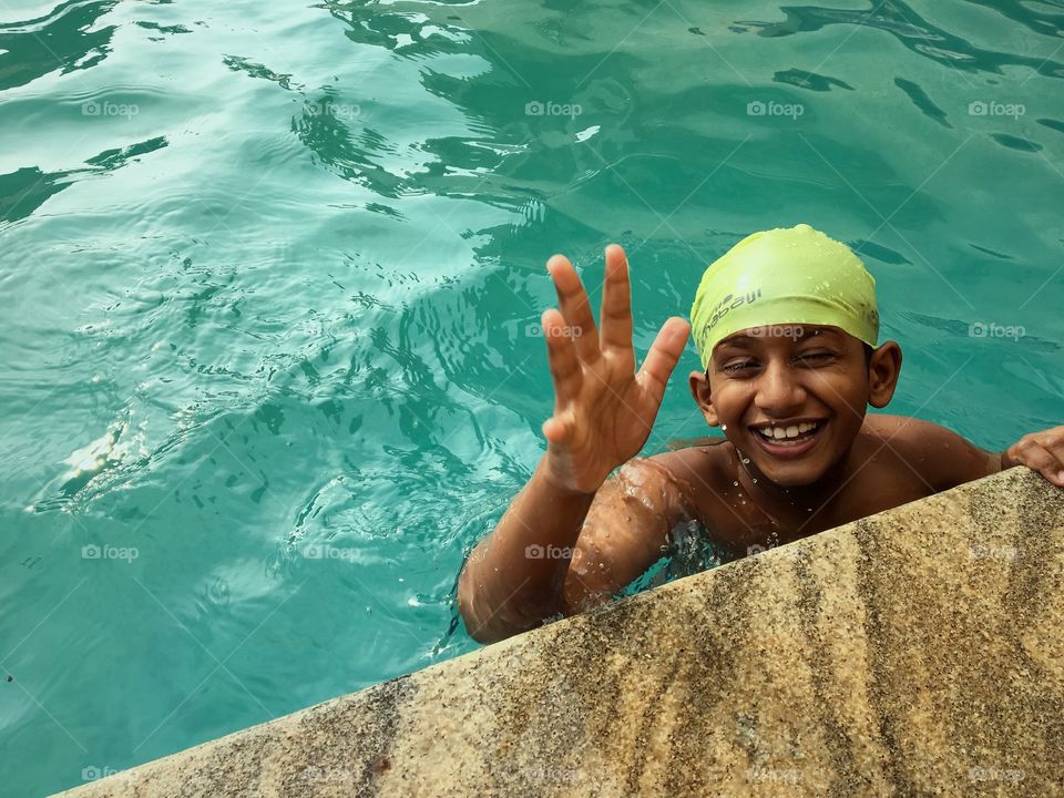 Kids from India, laughing for a joke