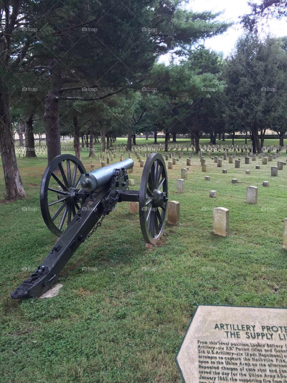 Civil war graveyard 