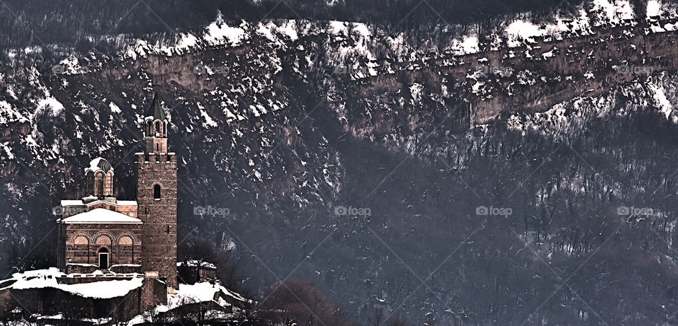 Winter landscape (strokes)