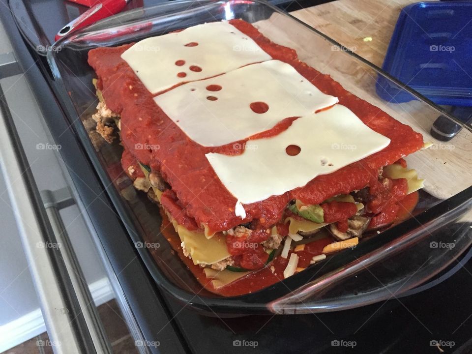 Layered lasagna 