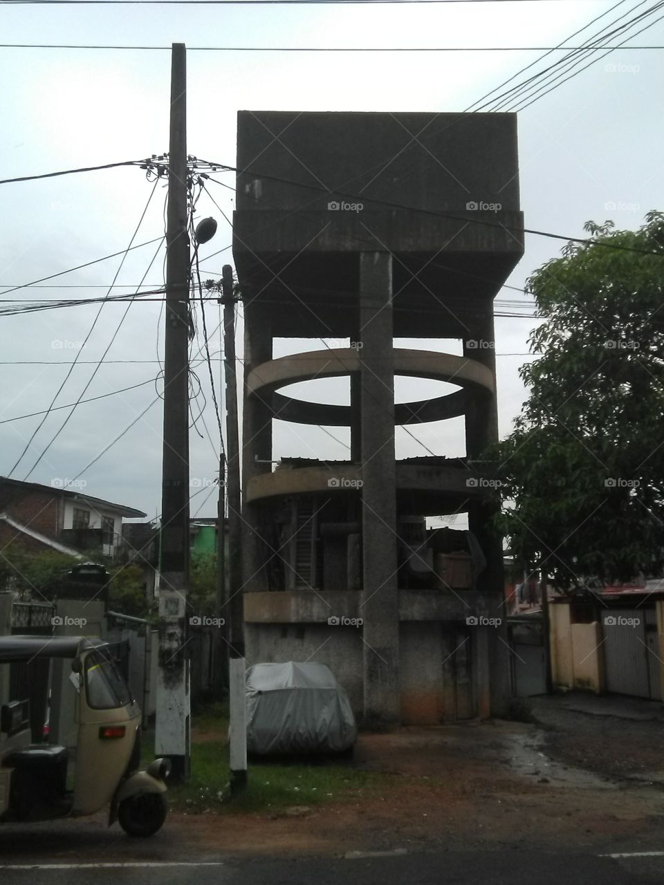 old water tank