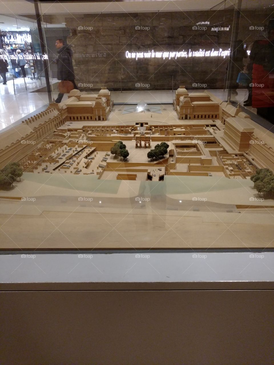 maquette du Louvre