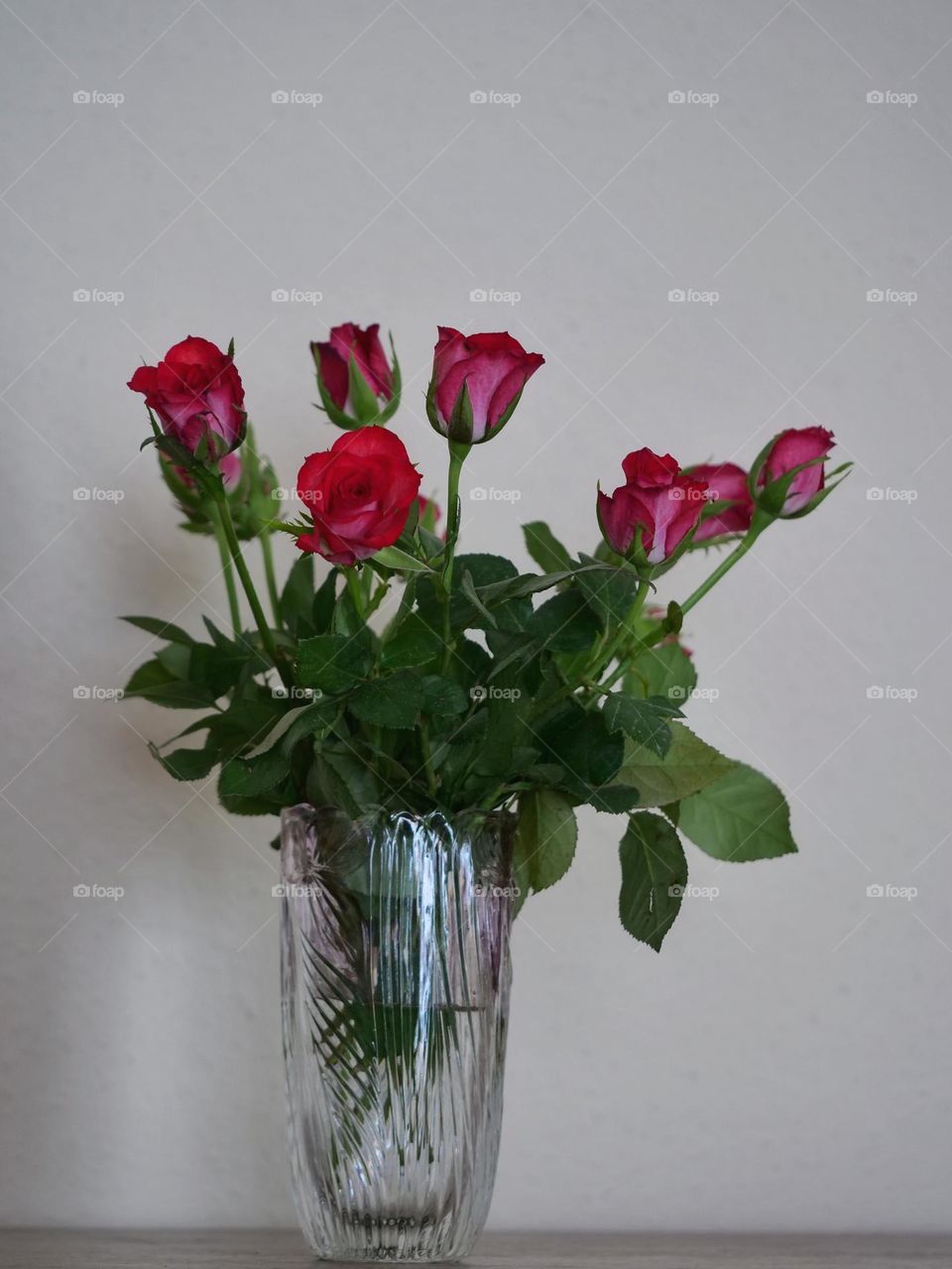 Vase   with roses