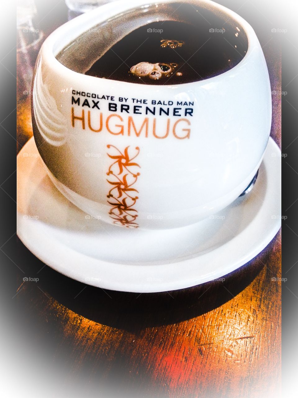 Hot cocoa. While at Max Brenner's