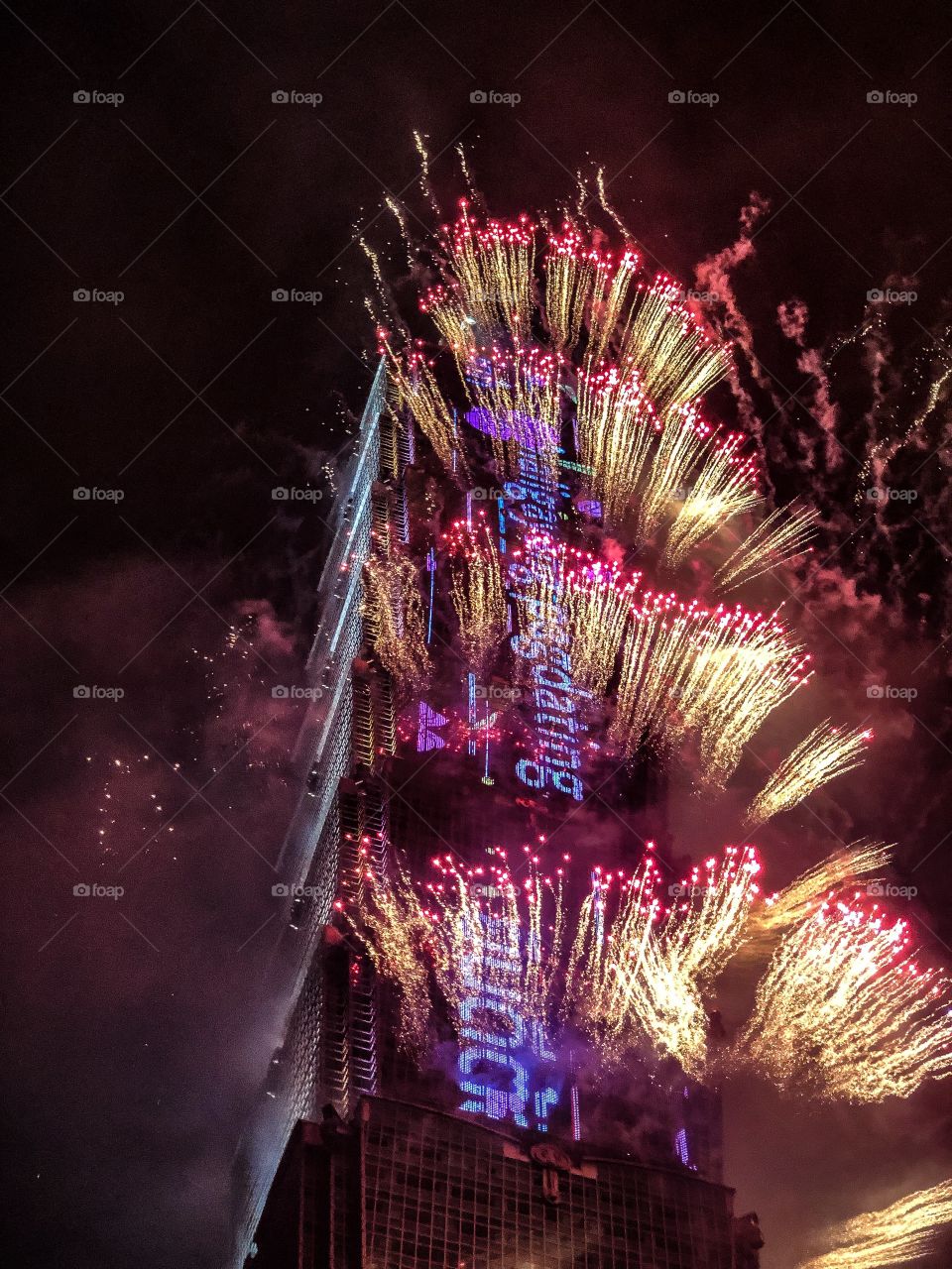 Happy New Year! Ticked Off from our bucket list! To see the fireworks on new year’s eve at Taipei101