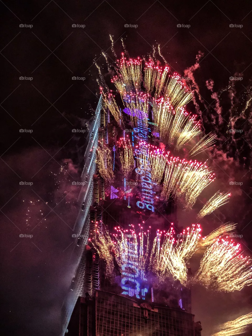 Happy New Year! Ticked Off from our bucket list! To see the fireworks on new year’s eve at Taipei101