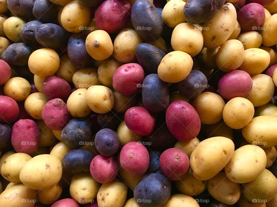 Colored Potatoes