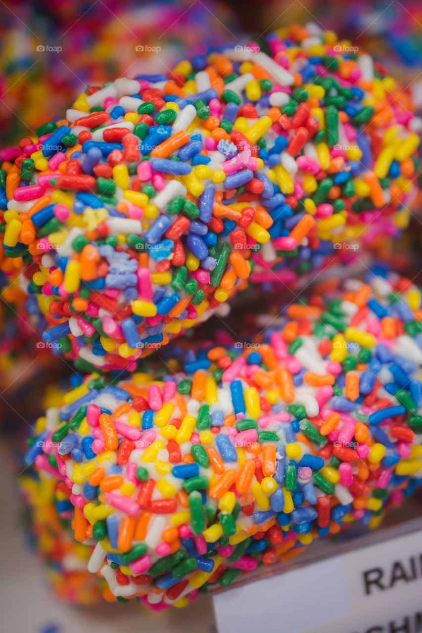 Sprinkle Candy Coated Marshmallows 