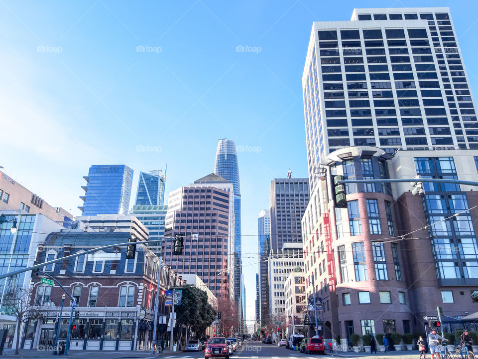 Morning at Sanfrancisco city, CA. 💙