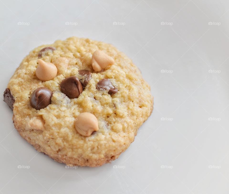 cookie white background