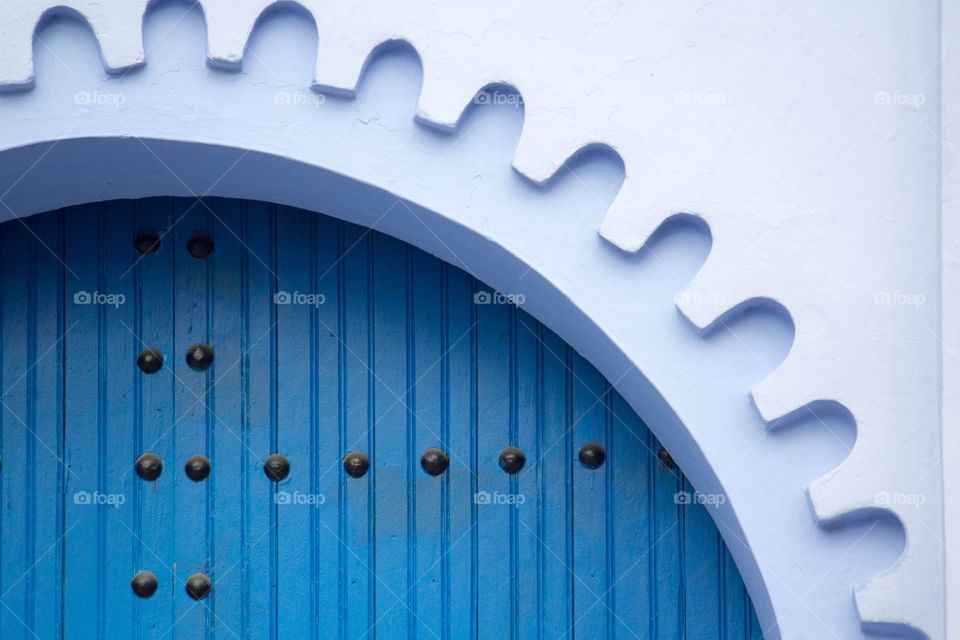 Close-up of old fashion door