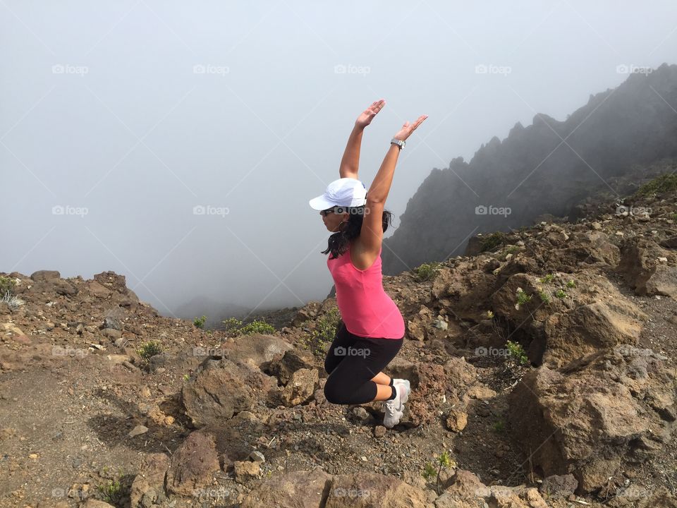 Volcano in Hawaii - happiness 