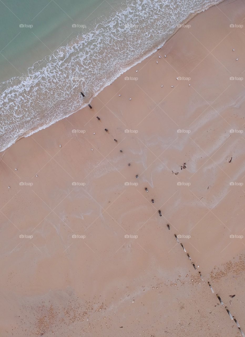 Beach pylons