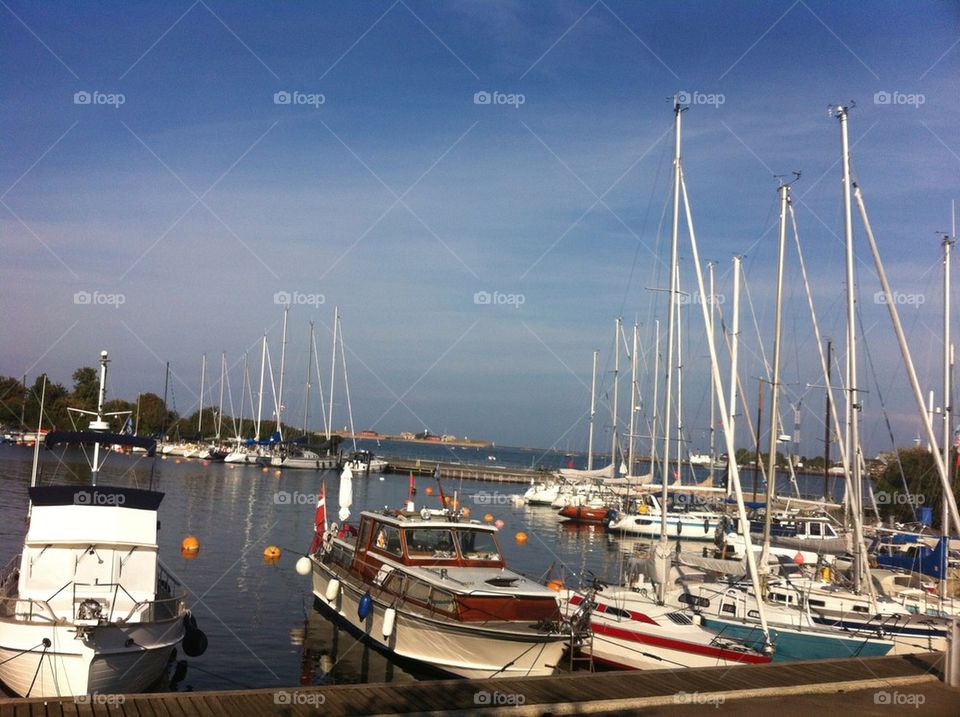 Sailboats a sunny day