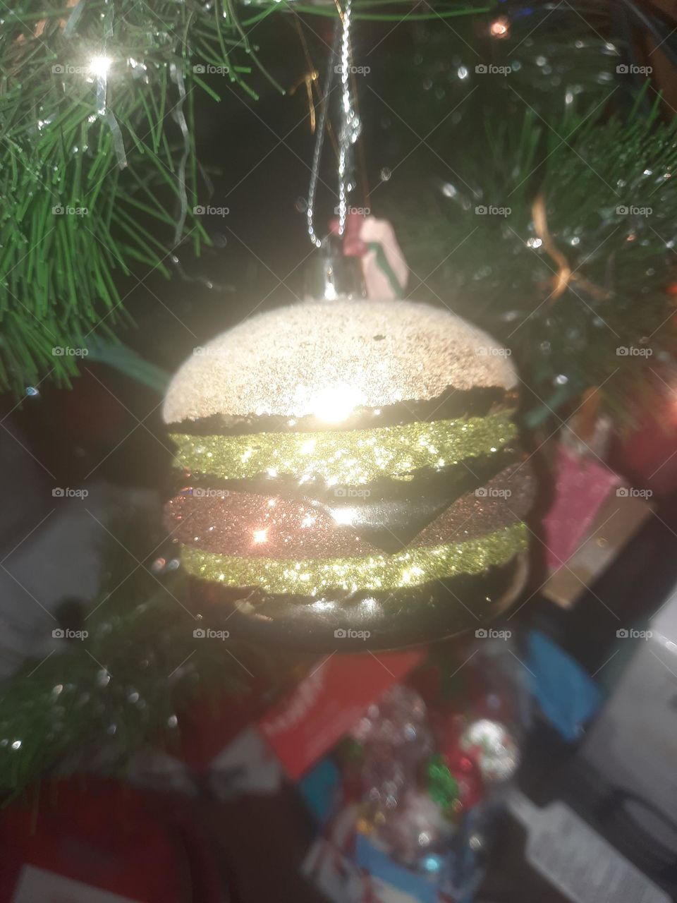 hamburger ornament