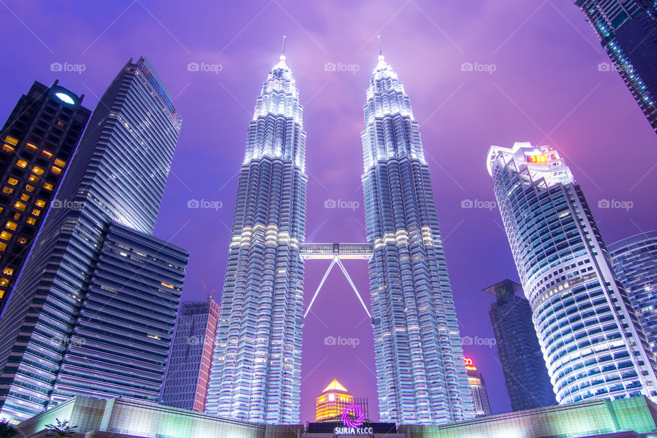 Petronas Towers in Kuala Lumpur