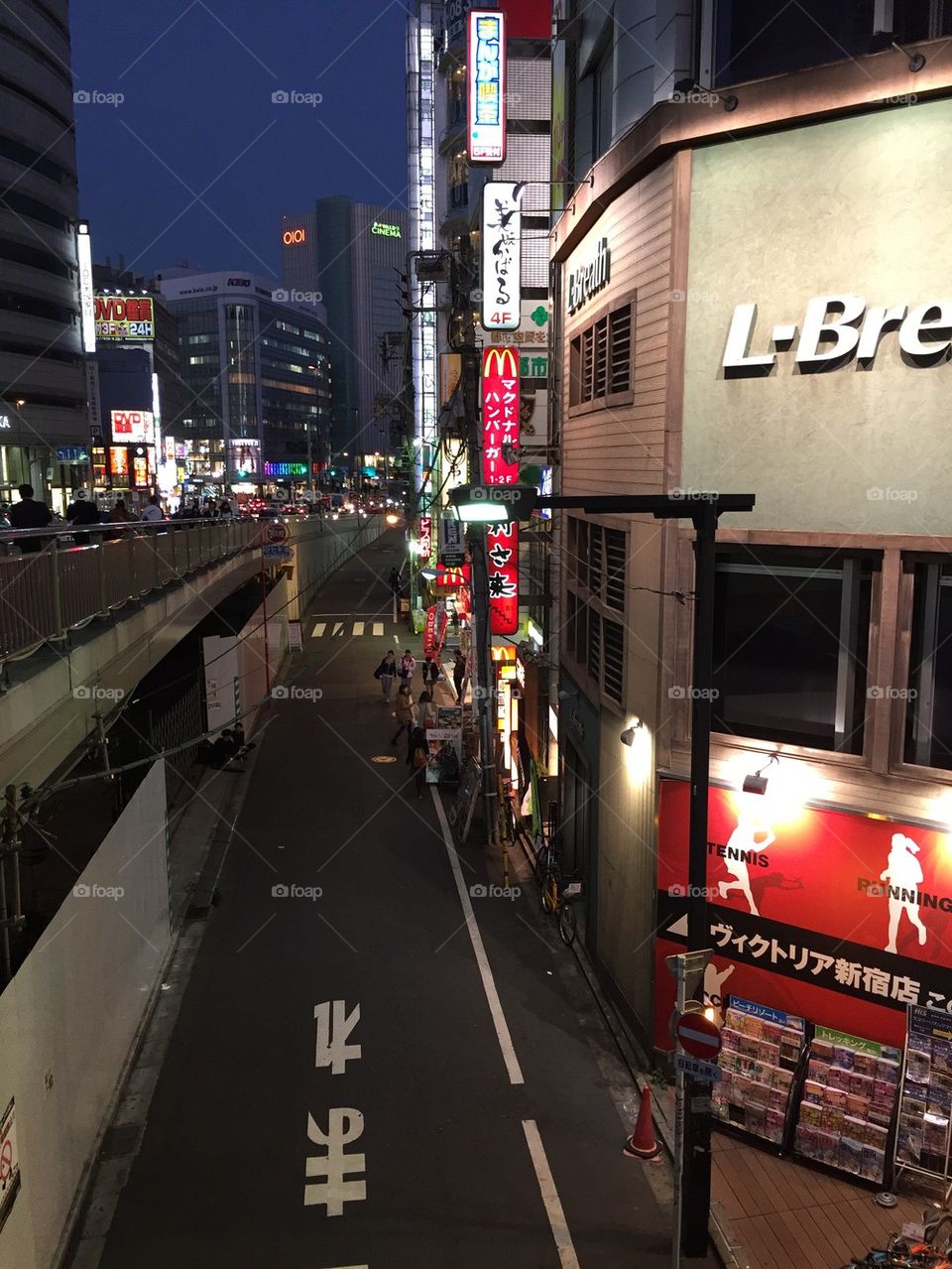 Tokyo at night